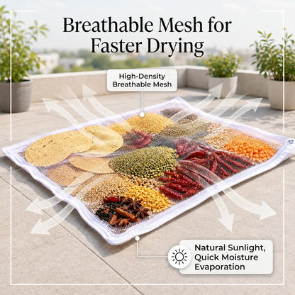 Cotton Drying Cloth with Net Cover