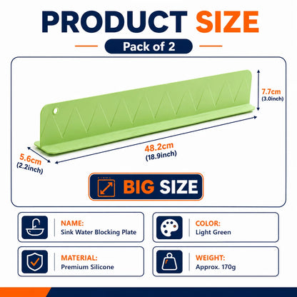 Silicone Sink Splash Edge Guard (Buy 1 Get 1 Free)