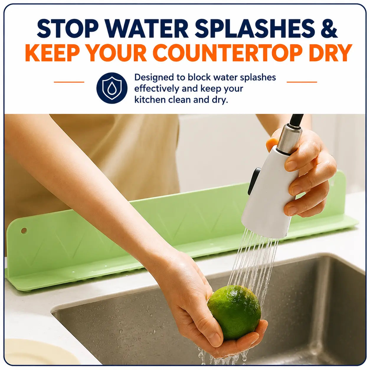 Silicone Sink Splash Edge Guard (Buy 1 Get 1 Free)